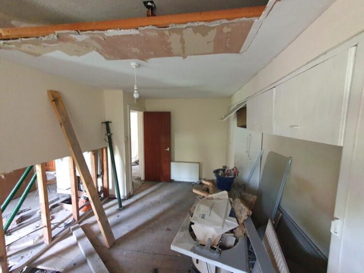 A view of the flat's hallway.