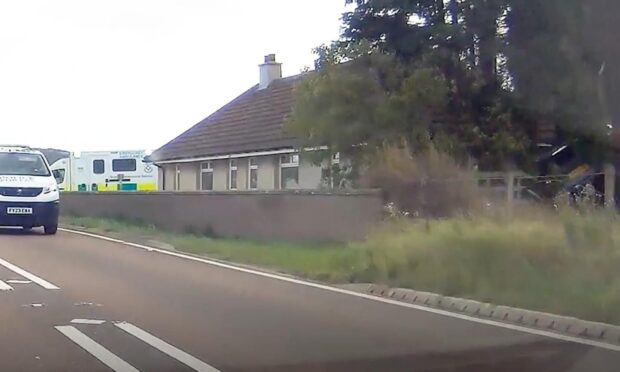 Emergency services were called to the crash off the A92 near Rathillet. Image: Steve Brown/DC Thomson