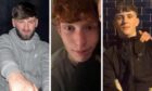 Calum Ruff, Jamie Clark and Daniel Paterson admitted the assault at Snakatak in Crieff.