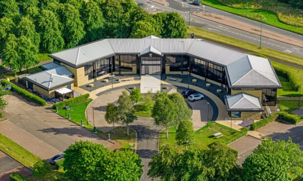 Ruby House, at Dundee Technology Park, which has been subject of a £3 million investment by business owner Tony Banks. Image: Supplied.
