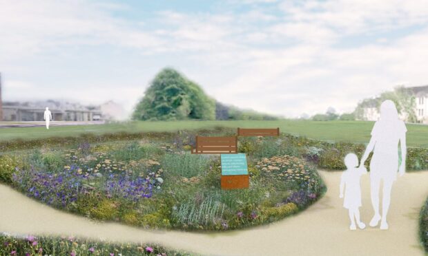 How the Dundee Covid memorial at Coldside could look. Image: Dundee City Council.