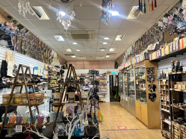 A view inside the new shop.