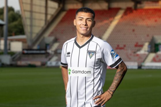 New Dunfermline Athletic star Jefferson Caceres. Image: Craig Brown/DAFC