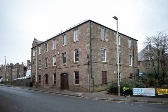 The former Forfar Mart offices have been vacant for some time. Kim Cessford/DC Thomson