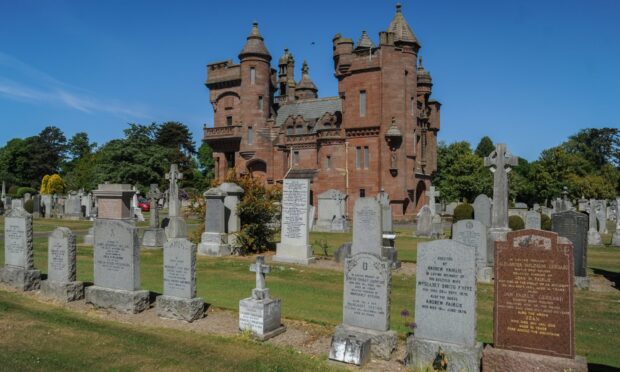 The Patrick Allan Fraser mortuary chapel sits in the heart of Arbroath's Western Cemetery. Image: Kris Miller/DC Thomson