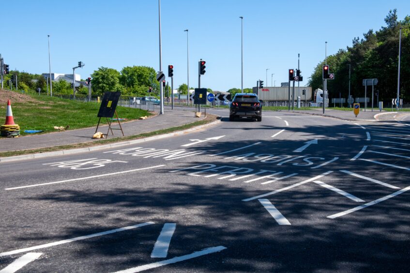 The Swallow Roundabout in Dundee.