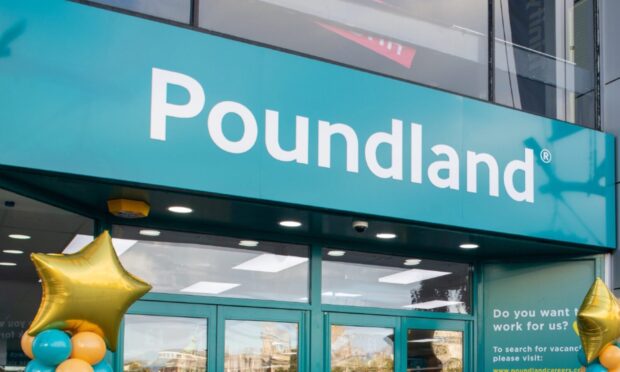 Poundland at Perth's St Catherine's Retail Park.