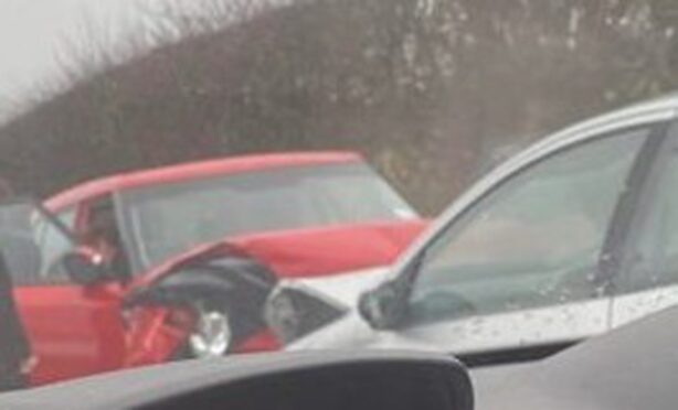 Kingseat 2-car crash