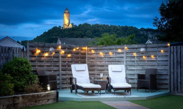 View of the Wallace Monument from a five-bedroom home on Meiklejohn Street, Stirling.