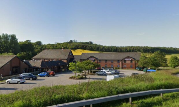 The Premier Inn site in Monifieth has been taken over. Image: Google Street View