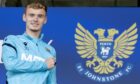 Adam Forrester is unveiled as a St Johnstone player.
