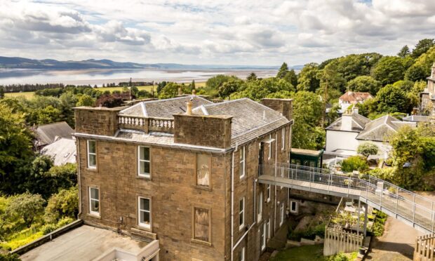 The Perth Road apartment has views over the Tay. Image: Verdala
