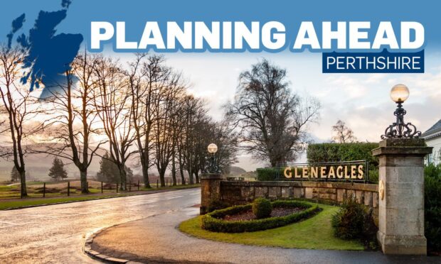 Gleneagles Hotel gates