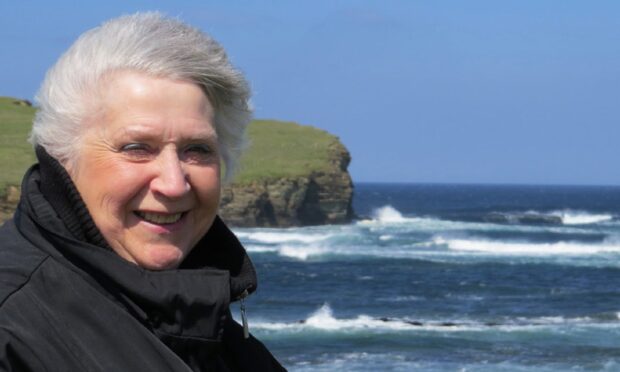 Ruth Leslie Melville in Orkney in 2013. Image: Angus Leslie Melville