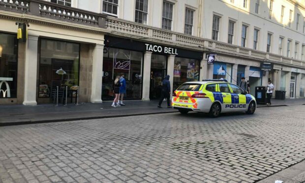 Police were called to Reform Street, Dundee. Image: James Simpson/DC Thomson
