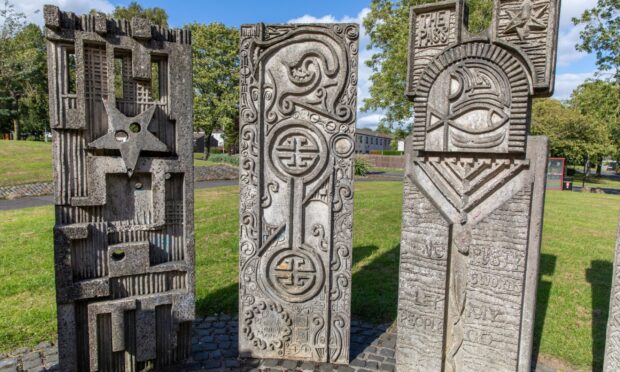Henge in Glenrothes is one of four public artworks with listed status