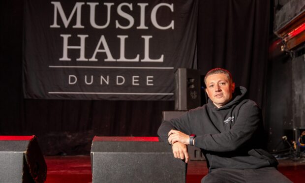 CR0054352, Rebecca Baird, Dundee. Music Hall Dundee story. Picture Shows: Owner, Mark Miller (36) at Music Hall, Dundee. Thursday 7th August 2025. Image: Steve Brown/DC Thomson