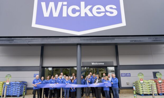 Wickes opened its new store in Dunfermline on Friday. Image: Wickes