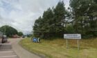 The crash is causing delays on the M90 and the Broxden Roundabout. Image: Google Street View