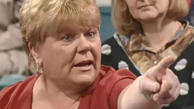 Haney appeared on TV chat show Kilroy to discuss paedophiles being rehomed after jail. Image: BBC Archive