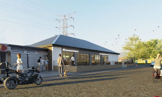 An artist's impression of the planned revamp of the Charlie Bar. Image: LJRH Architects