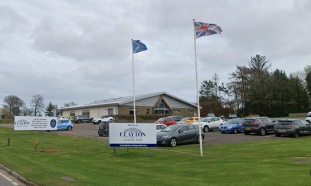 The entrance to Clayton Caravan Park, St Andrews