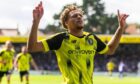 Stephen Duke-McKenna celebrates his weekend winner.