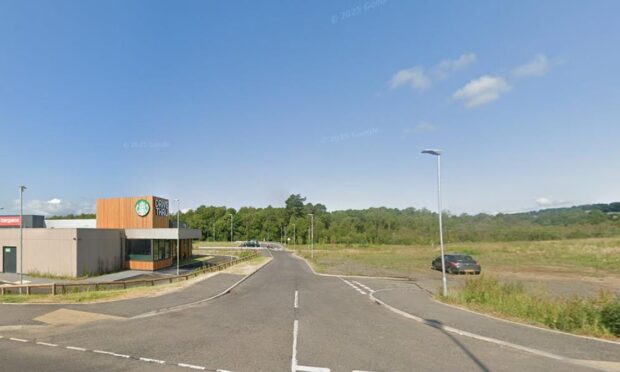 Site of proposed McDonald's at Westpark Retail Park, Blairgowrie.