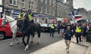 Police horses on Kirkcaldy streets a ‘game-changer’ as hooligans targeted on Fife derby day