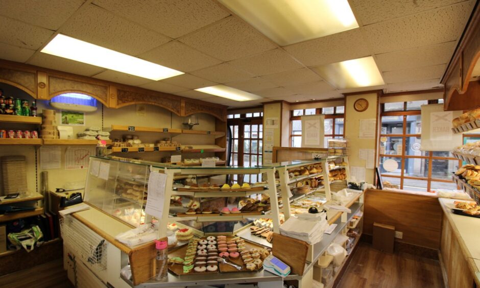 The bakery shopfront.