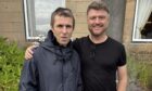 Liam Gallagher with Jonathan Dunn at Gleneagles Hotel. Image: Jonathan Dunn
