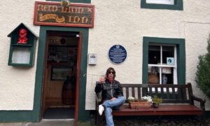 Richard Ashcroft at the Red Lion Inn in Culross. Image: Richard Ashcroft/Instagram