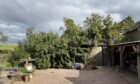 An enormous beech tree damaged part of the Lodge at the Loch and Wee Bear Cafe in Lintrathen, Angus.