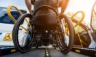 Wheelchair users face a struggle to get a taxi in Angus. Image: Shutterstock