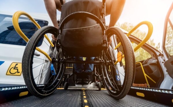 Wheelchair users face a struggle to get a taxi in Angus. Image: Shutterstock