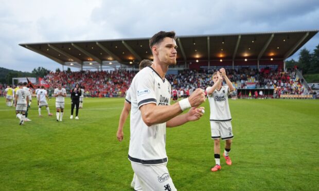 Iurie Iovu was the hero for Dundee United in Luxembourg