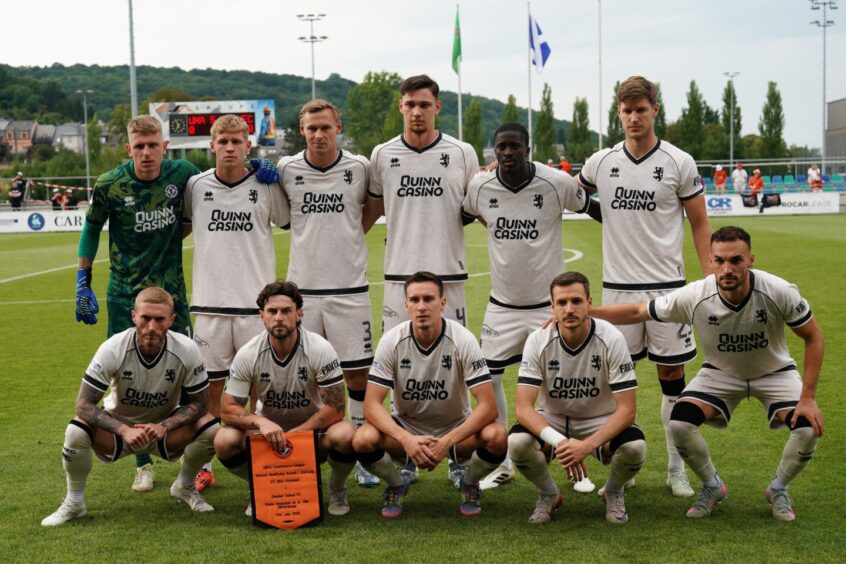 The Dundee United XI who will go down in the record books as the first Terrors team to win a European tie since 1997