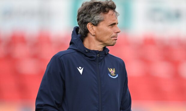 Simo Valakari deep in thought before St Johnstone played Ross County.