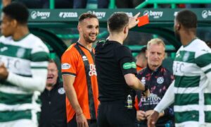 Should Dundee United appeal Vicko Sevelj red card against Hibs? What the rules say