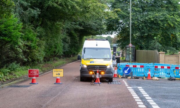 Motorcyclist taken to hospital after crash on A85 near Perth