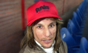 Rare and unseen Claudio Caniggia photos show Dundee icon on and off Dens Park pitch