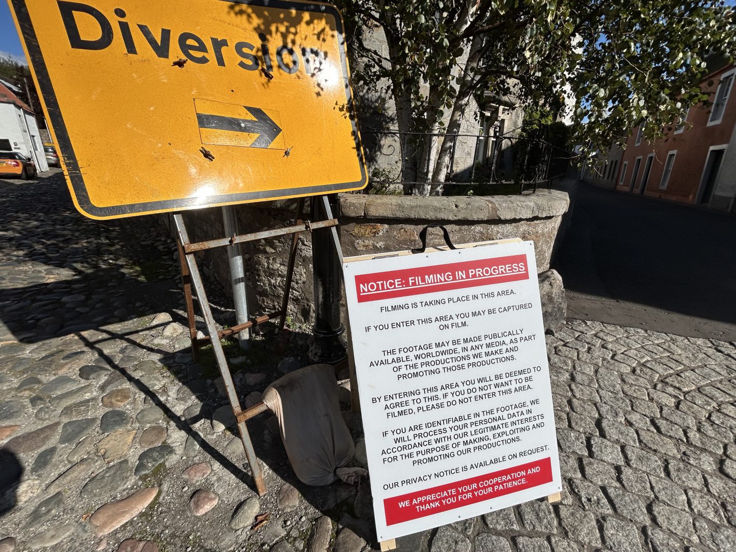 Jack of Spades: Filming in Culross for Joel Coen's new movie