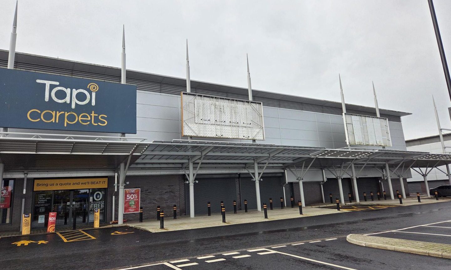 Ikea will occupy the empty unit next to Tapi Carpets.