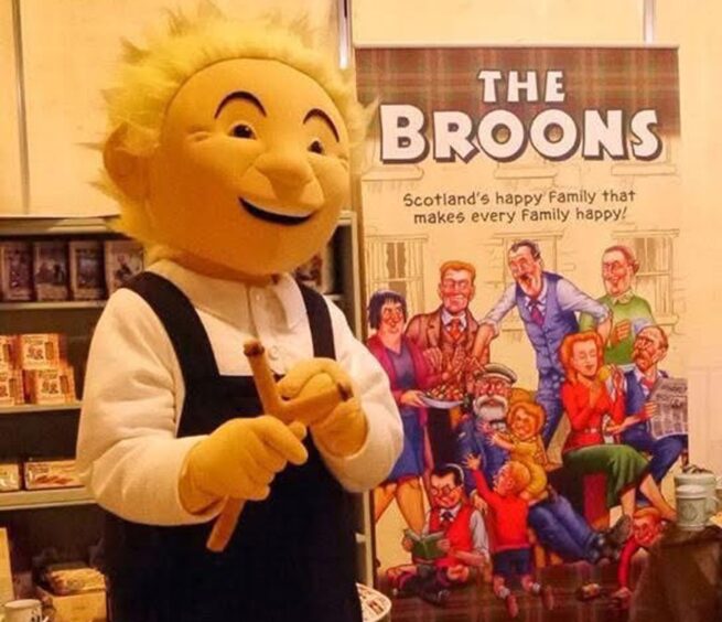 The Oor Wullie costume that was denied US entry. 