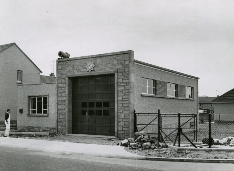 Carnoustie Fire Station in 1961. 