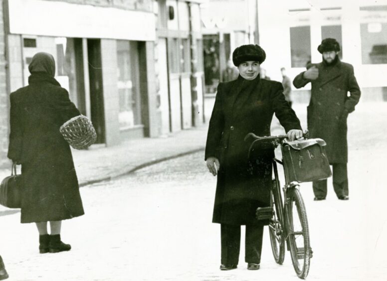 A shot from 1983 BBC TV film An Englishman Abroad in which Dundee doubled for Moscow.