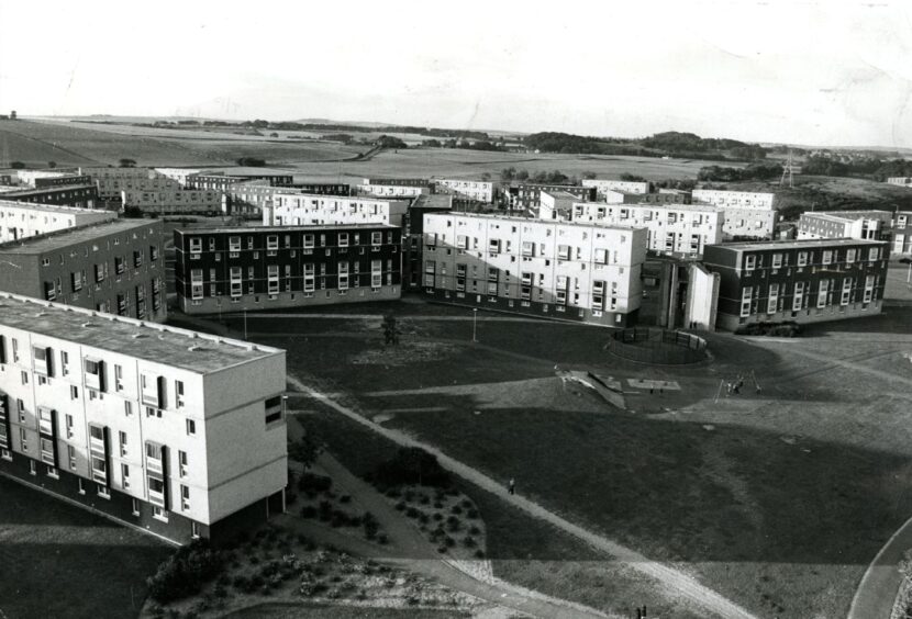 Blocks of flats in Dundee's Whitfield estate.