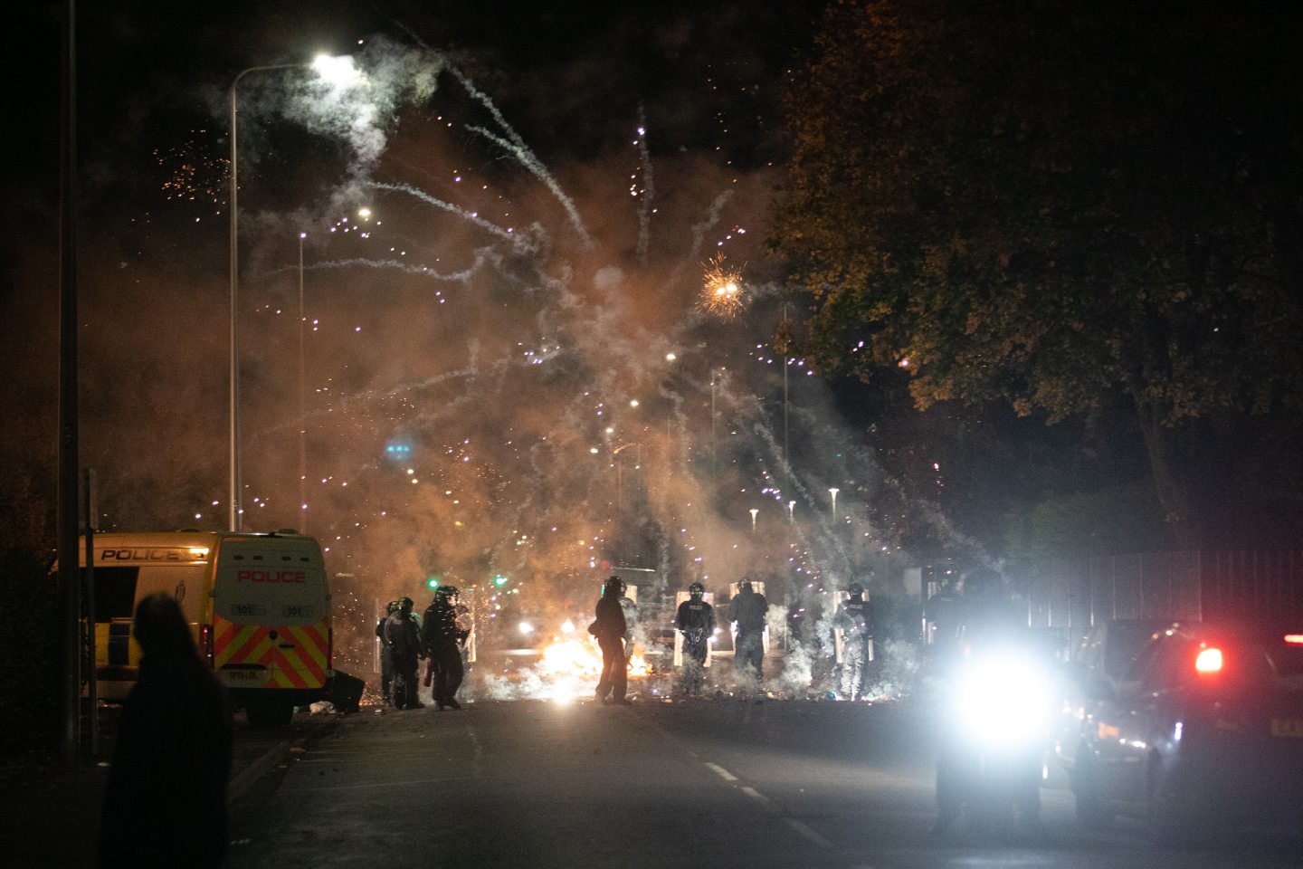 Kirkton chaos trial - Officer set on fire by petrol bomb in Dundee riot