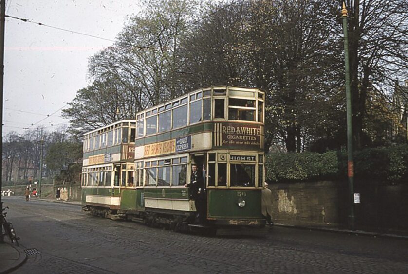 Lochee tram terminus on Coupar Angus Road.