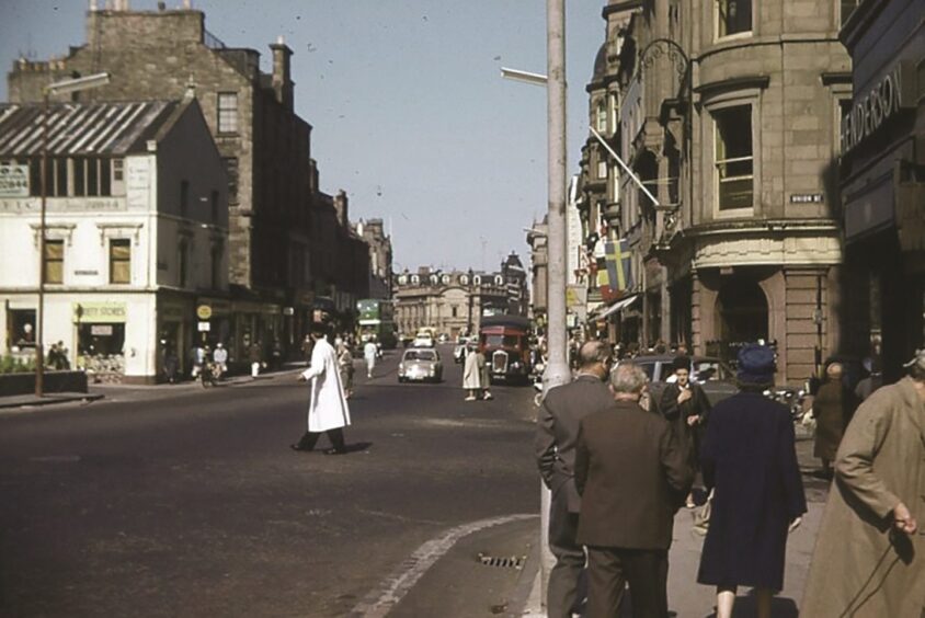 Tally Street in Dundee, which vanished in the 1960s. 